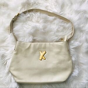 X by Paloma Picasso Genuine Leather Shoulder Bag